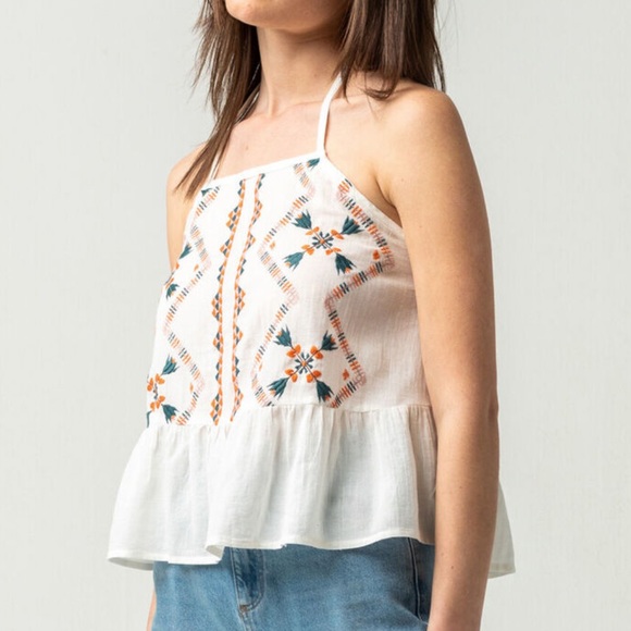 O’NEILL NWT Nikole Halter Top Junior SIZE L - Picture 3 of 11